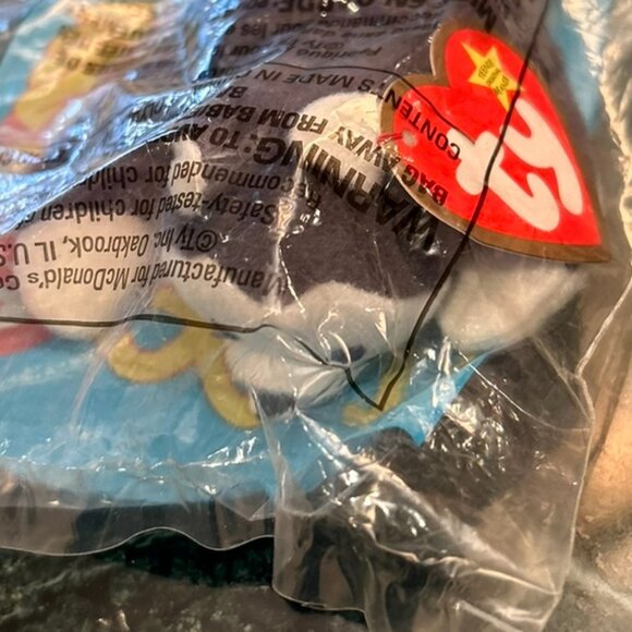 TY Teenie Beanie - NEW IN PACKAGE/WRAPPER -HTF/RARE Nook the Husky-dog
